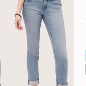 Loft Cuffed Crop Jeans